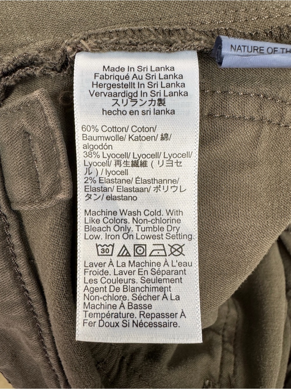 Madewell Darted Barrel Leg High Rise Cotton Blend Pants Brown Size 26 - Picture 10 of 10
